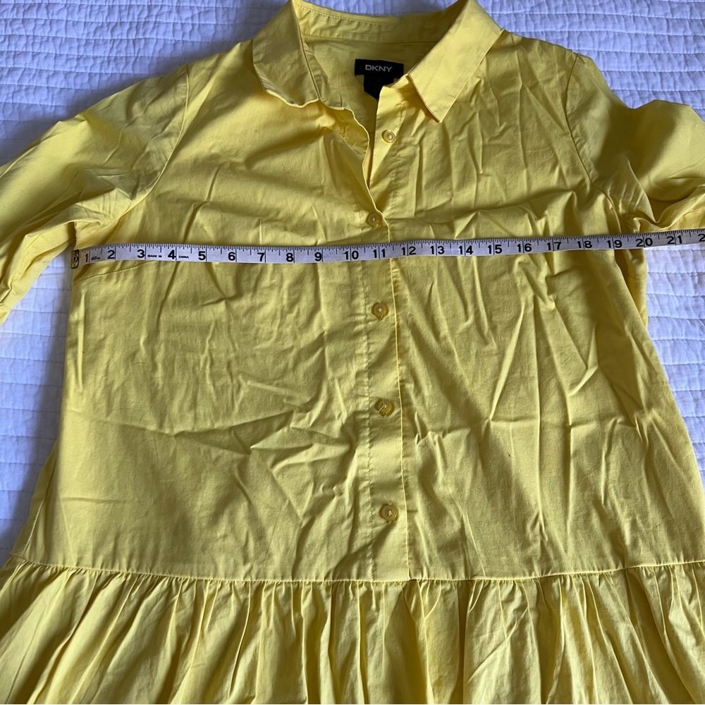 DKNY Sunny Yellow Midi Dress - Picture 5 of 5